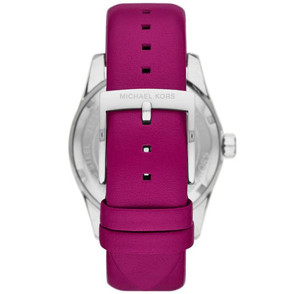 Women's Lexington Three-Hand Fuchsia Leather Watch 38mm