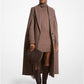 Wool Melton Cape Coat