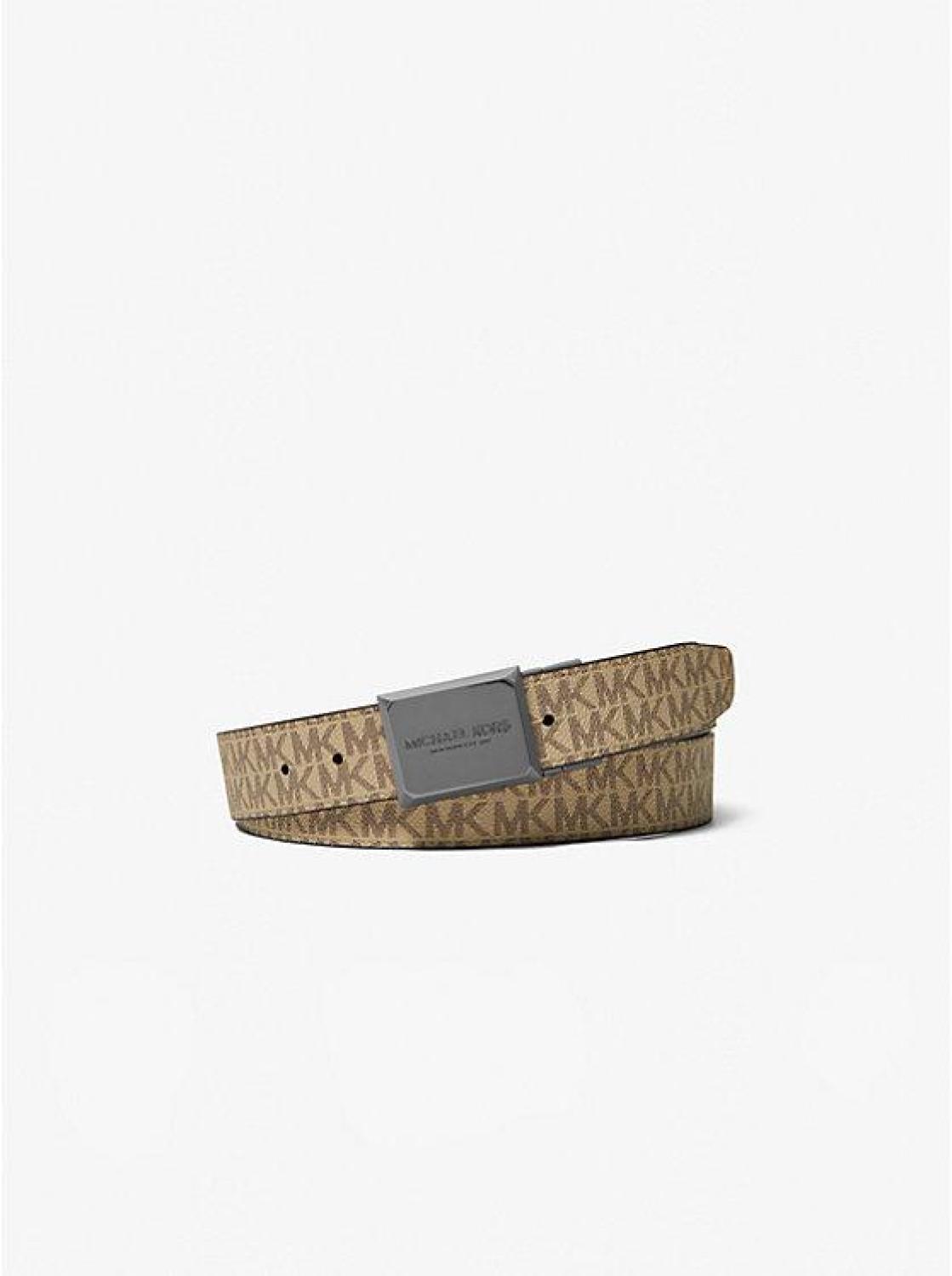 Reversible Logo and Leather Belt