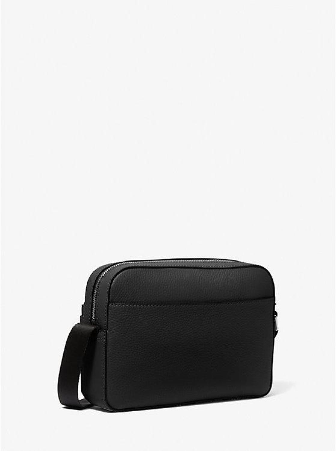 Hudson Pebbled Leather Utility Crossbody Bag