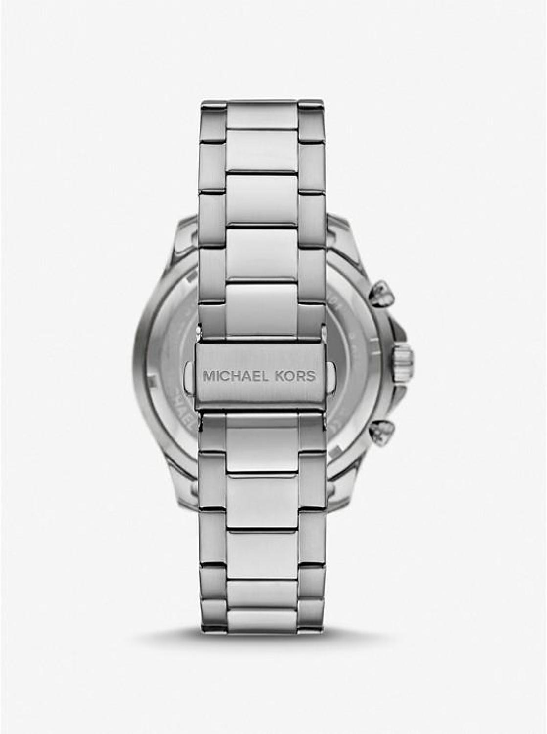 Oversized Nolan Silver-Tone Watch