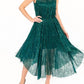 Shentel Dress In Glitter Pine