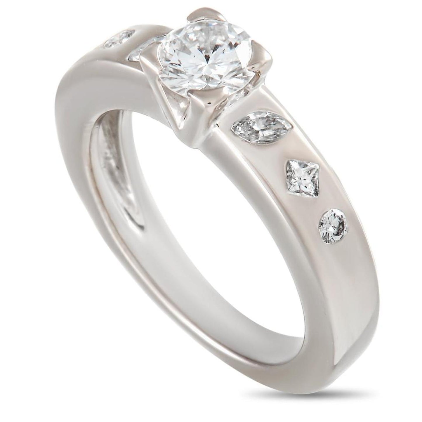 Chanel 18K White Gold 0.78 ct Diamond Ring