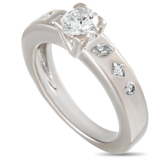 Chanel 18K White Gold 0.78 ct Diamond Ring