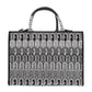 Furla Toni Antracite Jacquard Tote Bag