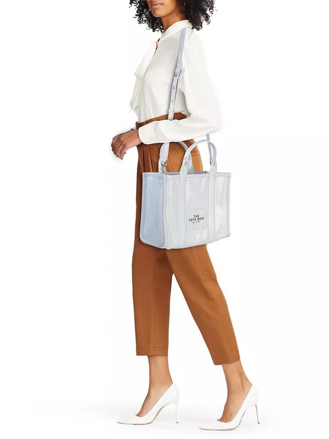 The Crackle Leather Medium Tote Bag