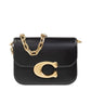 Coach Idol Logo Plaque Chained Shoulder Bag