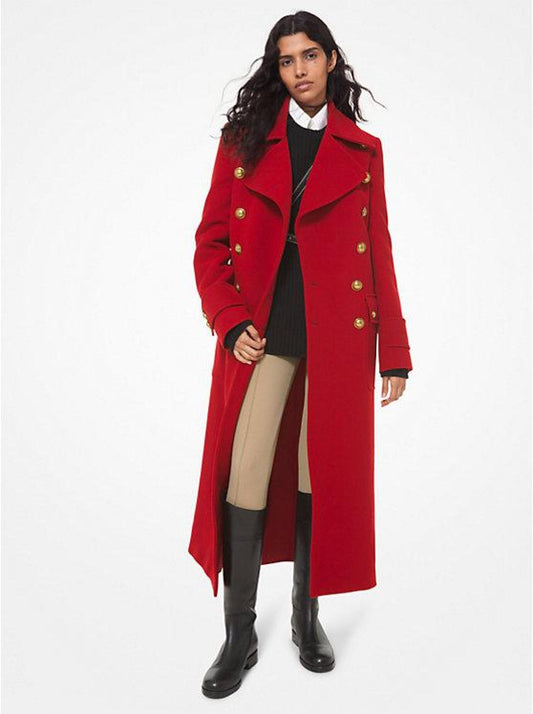 Wool Melton Officer’s Coat