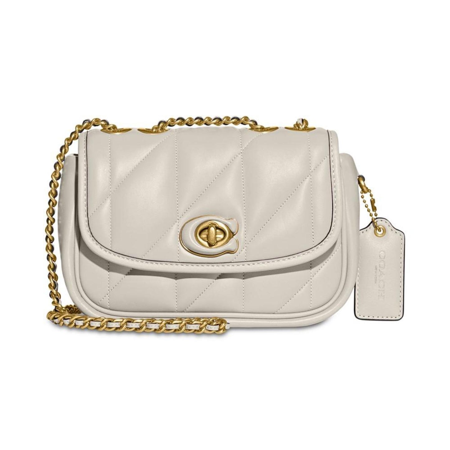 Quilted Pillow Madison Shoulder Bag 18 with Chain Strap
