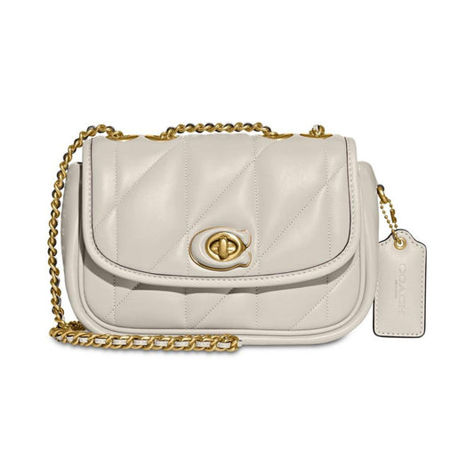 Quilted Pillow Madison Shoulder Bag 18 with Chain Strap