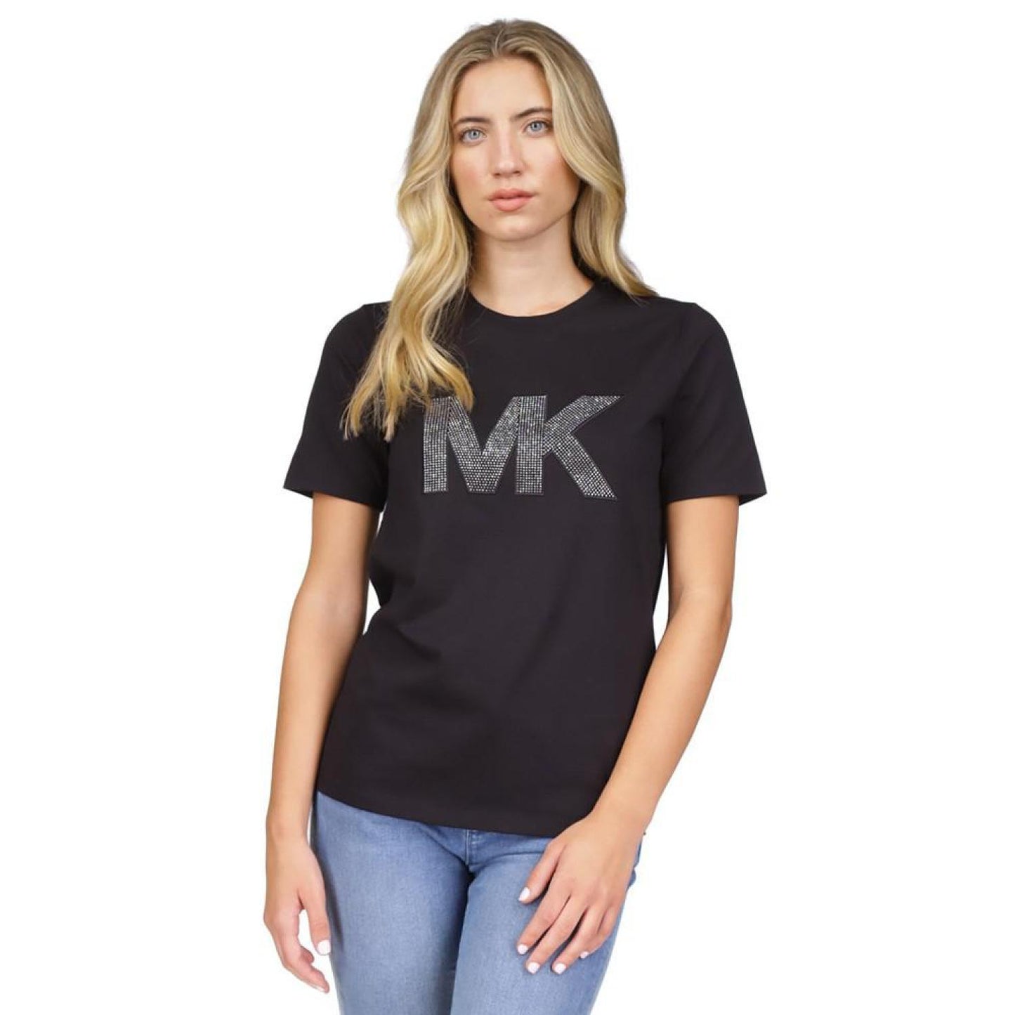 Women's Rhinestone-Logo T-Shirt