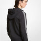 Logo Tape Cotton Blend Zip-Up Hoodie