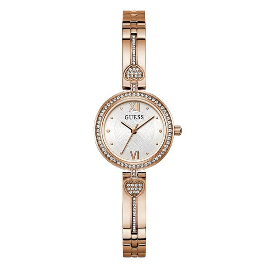 Women's Analog Rose Gold-Tone Stainless Steel Watch 27mm