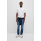 Relaxed-fit T-shirt in cotton jersey with detailed collarband