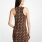Empire Signature Logo Jacquard Tank Dress