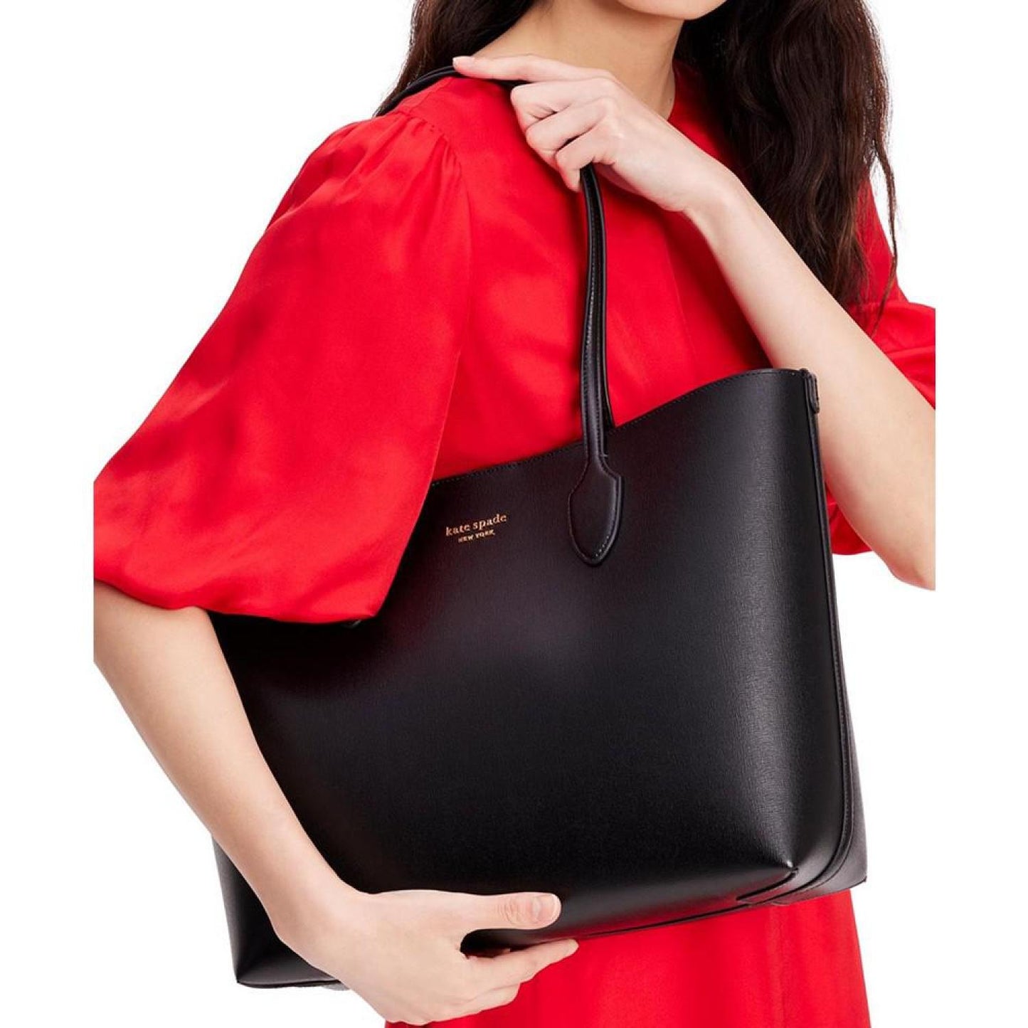 Bleecker Saffiano Leather Large Tote