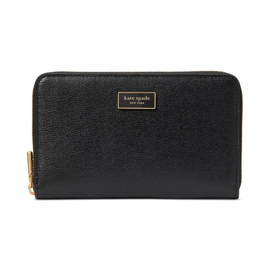 Katy Textured Leather Zip Around Wallet