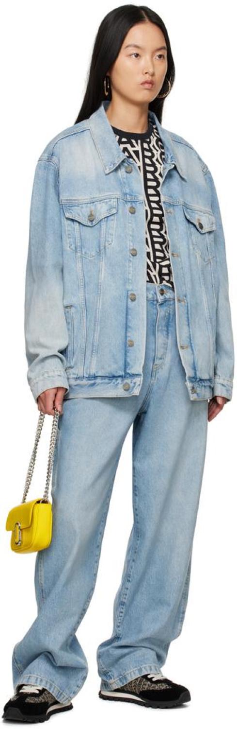 Black & Beige 'The Monogram Baby Tee' T-Shirt