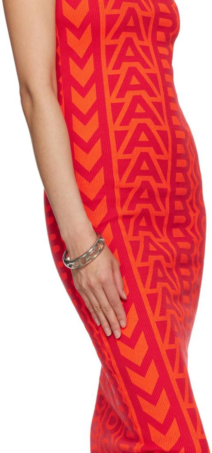 Silver 'The Monogram Bangle' Bracelet