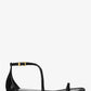 Polly Crocodile Embossed Leather Sandal
