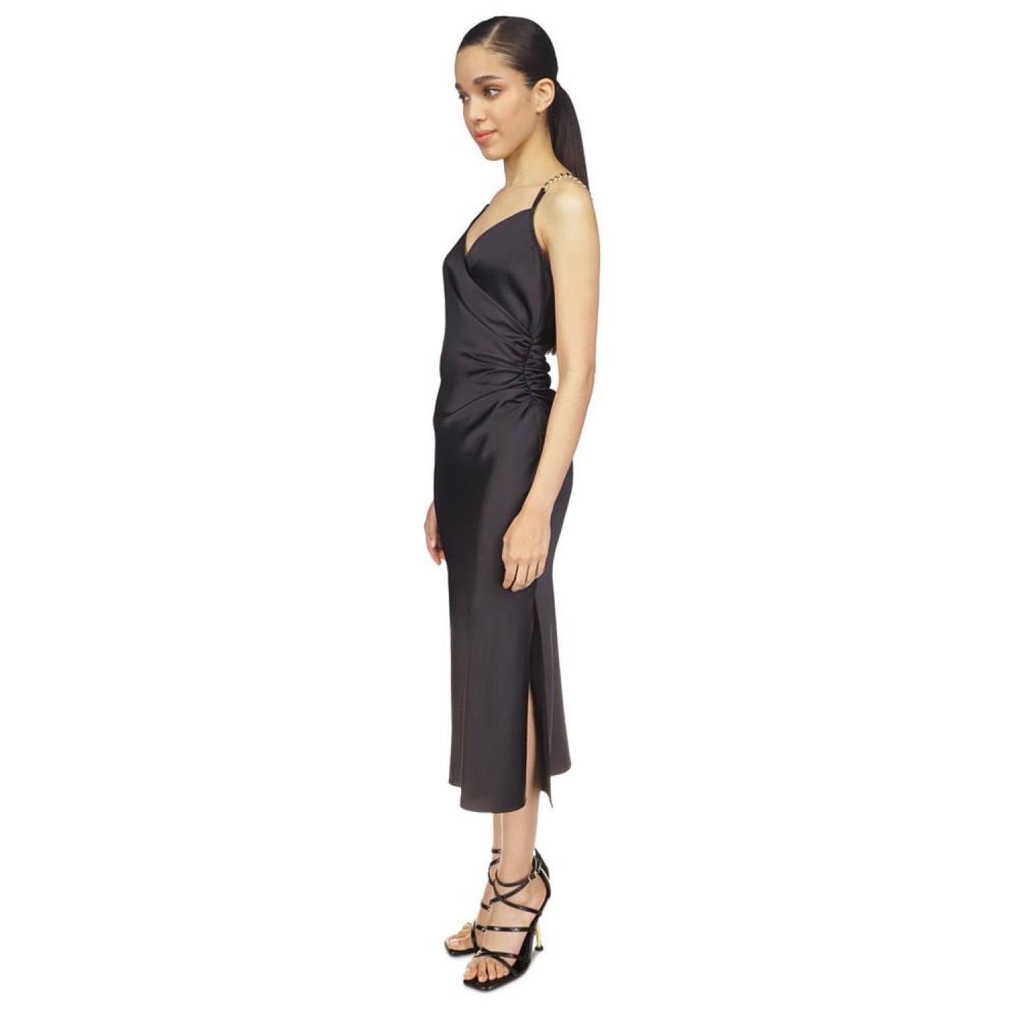 Women's Solid Chain Slip Dress