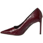 Michael Kors Collection Martine Runway Croc-Embossed Leather Pump