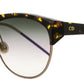 Dior Women's Faceted Sunglasses Spectral 01KSO Havana/Gold/Violet 53mm