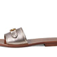 Ina Metallic Leather Sandal