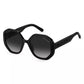53MM Geometric Logo Sunglasses