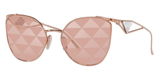 Prada Women's PR-50ZS-SVF05T Fashion 59mm Pink Gold Sunglasses