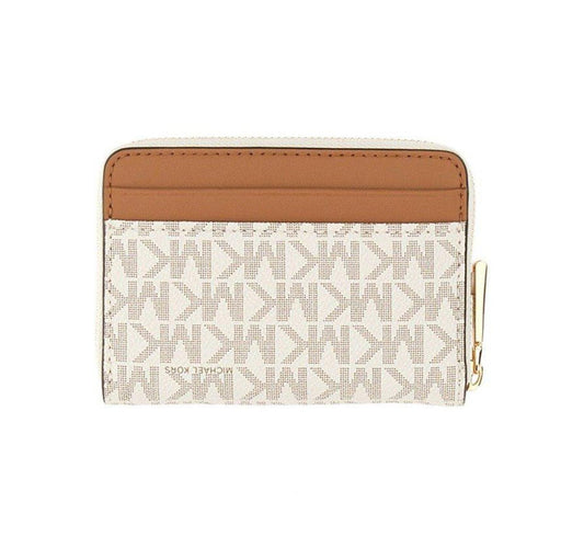 Michael Michael Kors Logo Plaque Zipped Wallet