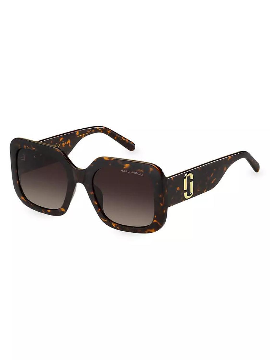 53MM Square Colorblocked Sunglasses