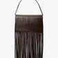Ali Fringed Leather Clutch