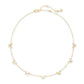 Gold-Tone Crystal Social Butterfly Station Necklace, 17" + 3" extender