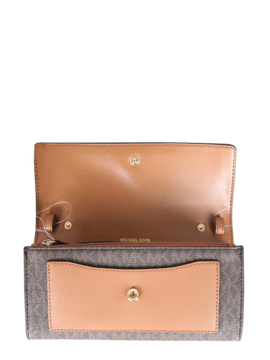 Michael Michael Kors Jet Set Logo Plaque Crossbody Bag
