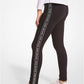 Logo Tape Stretch Cotton Leggings