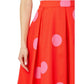 Giant Dot Faille Skirt