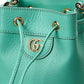 Gucci Ophidia Mini Leather Bucket Bag