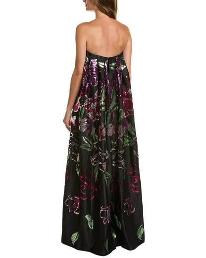 Marchesa Notte Strapless Gown