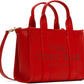 Red 'The Leather Small' Tote