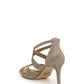 Michael Michael Kors Kinsley Crossover-Strap Heeled Sandals