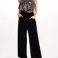 Hepburn Pant In Black Velvet
