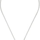 Silver 'The Pavé Tote Pendant' Necklace