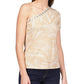Womens Asymmetrical Grommet Detail Pullover Top