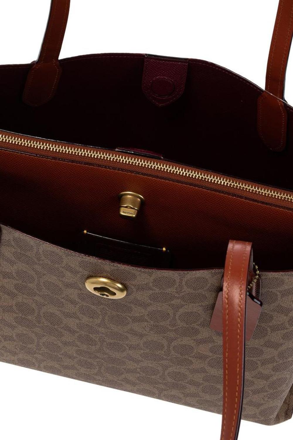 Coach Willow Twist-Lock Tote Bag