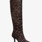 Katerina Leopard Calf Hair Knee-High Boot