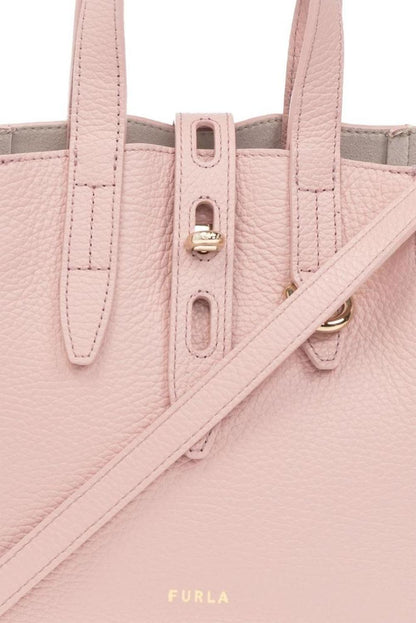 Furla Net Logo Printed Mini Tote Bag