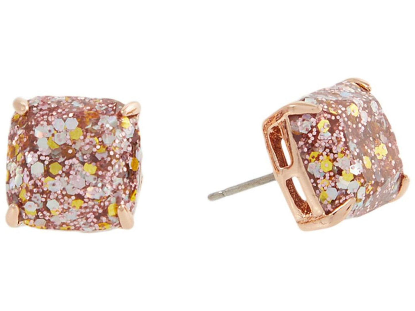 Mini Small Square Studs Earrings