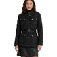 Diamond-Quilted Down Coat