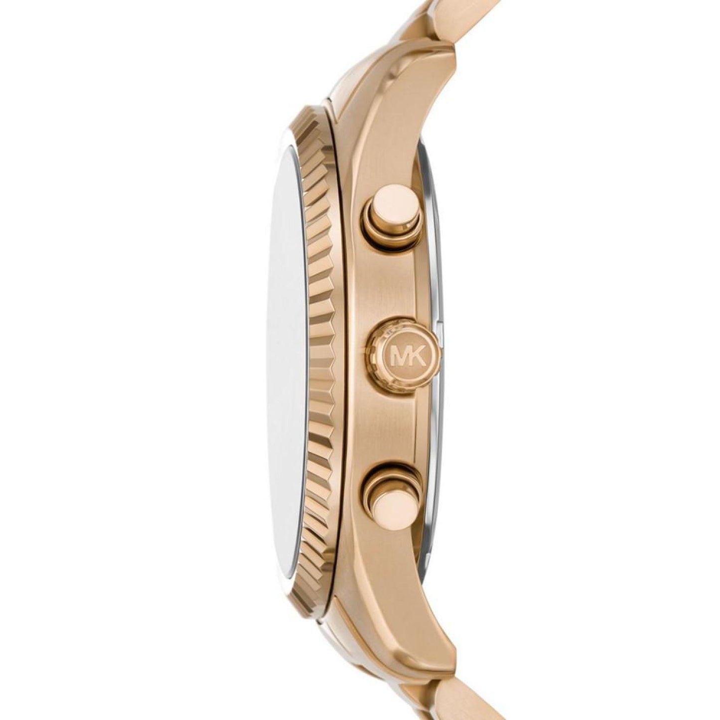 Men's Lexington Chronograph Beige Gold-Tone Stainless Steel Watch 44mm